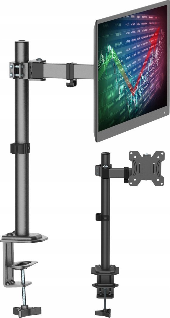 Uchwyt na Monitor Biurkowy Uniwersalny13-32 cale Obrotowy VX-021LA