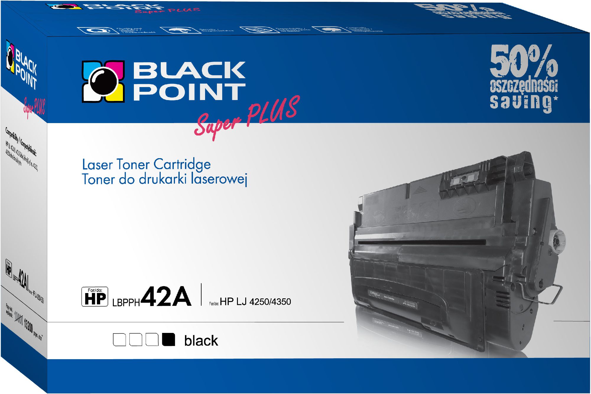 Toner Black Point LBPPH42A Black Zamiennik 42A (LBPPH42A)