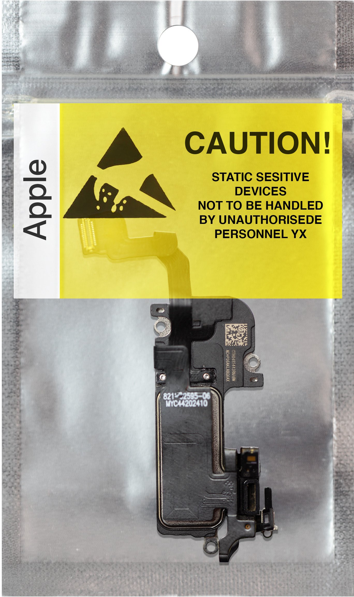 Zila Głośnik Rozmów do iPhone 12 Pro Max Górny Czujniki Oryginał A2411 (5904858385478)