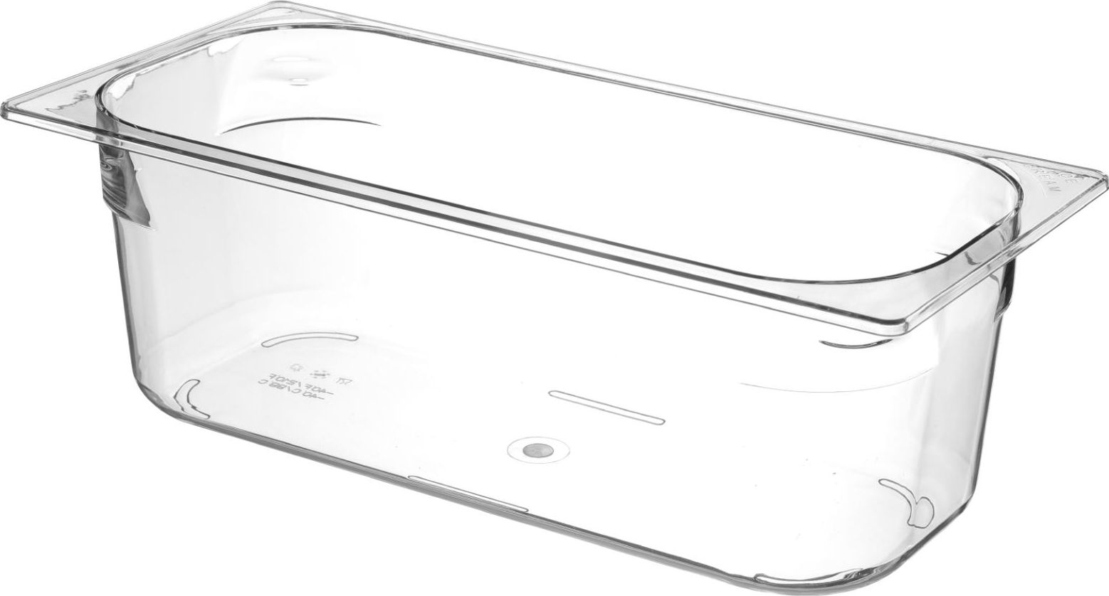 Hendi Kuweta pojemnik do lodów z poliwęglanu 360x165x120mm - przezroczysty 5L - HENDI 807026 Kuweta pojemnik do lodów z poliwęglanu 360x165x120mm - pr