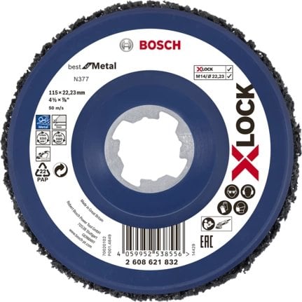 X-LOCK Tarcza czyszcząca N377 115mm