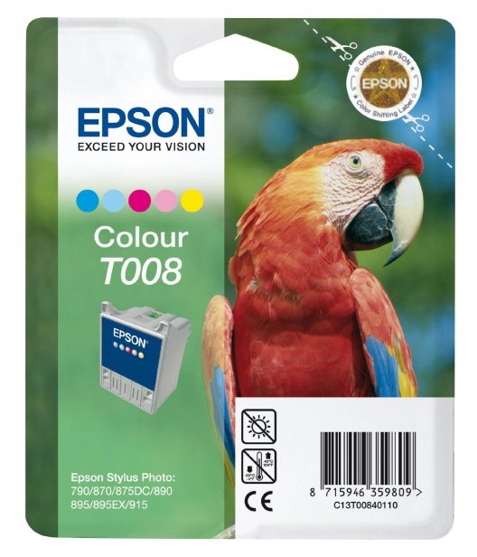 Tusz Epson Tusz T0084 color | Stylus Photo 790/870/875DC/890/895/915