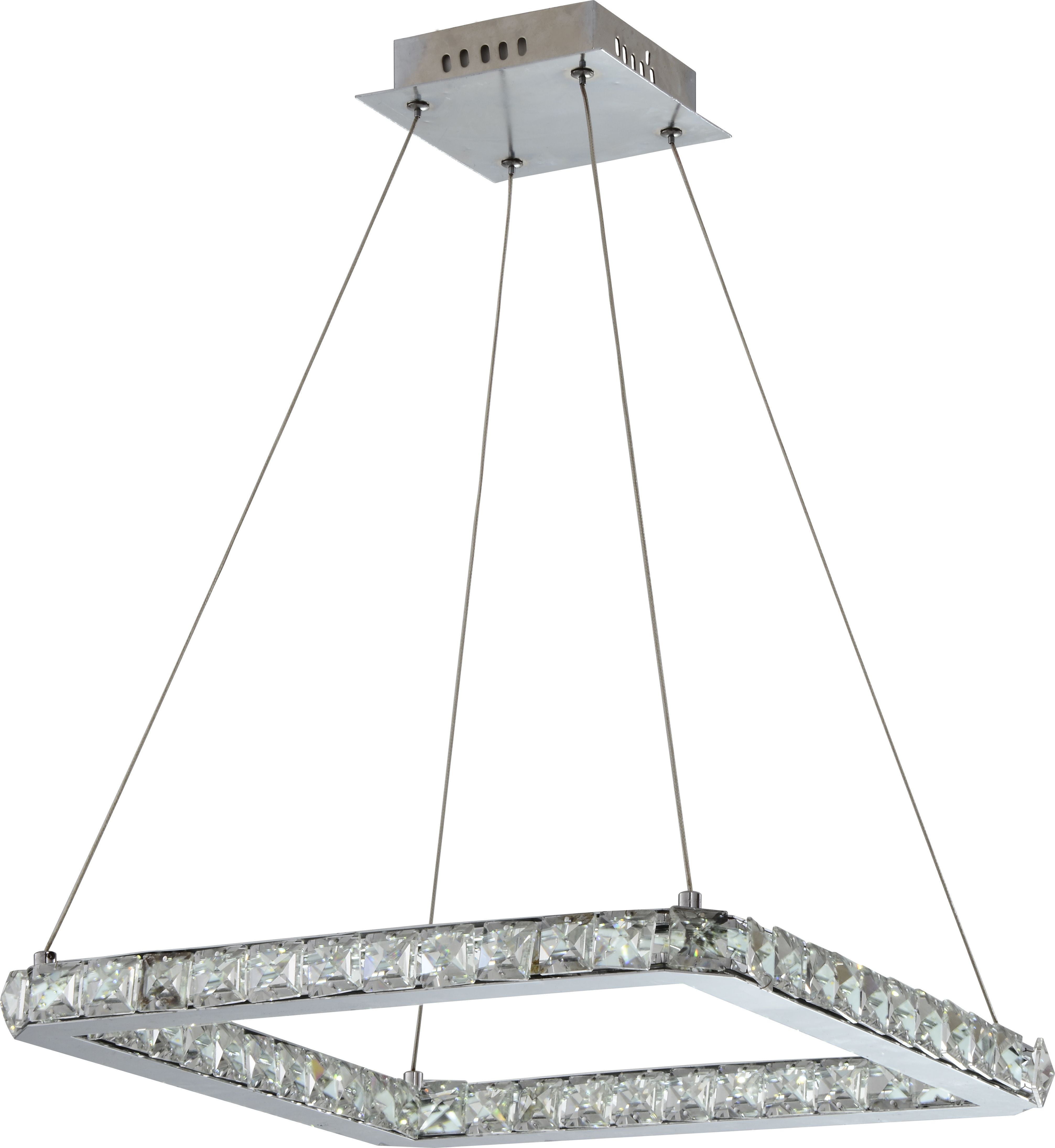 Lampa wisząca Candellux LED glamour chrom (31-34854)