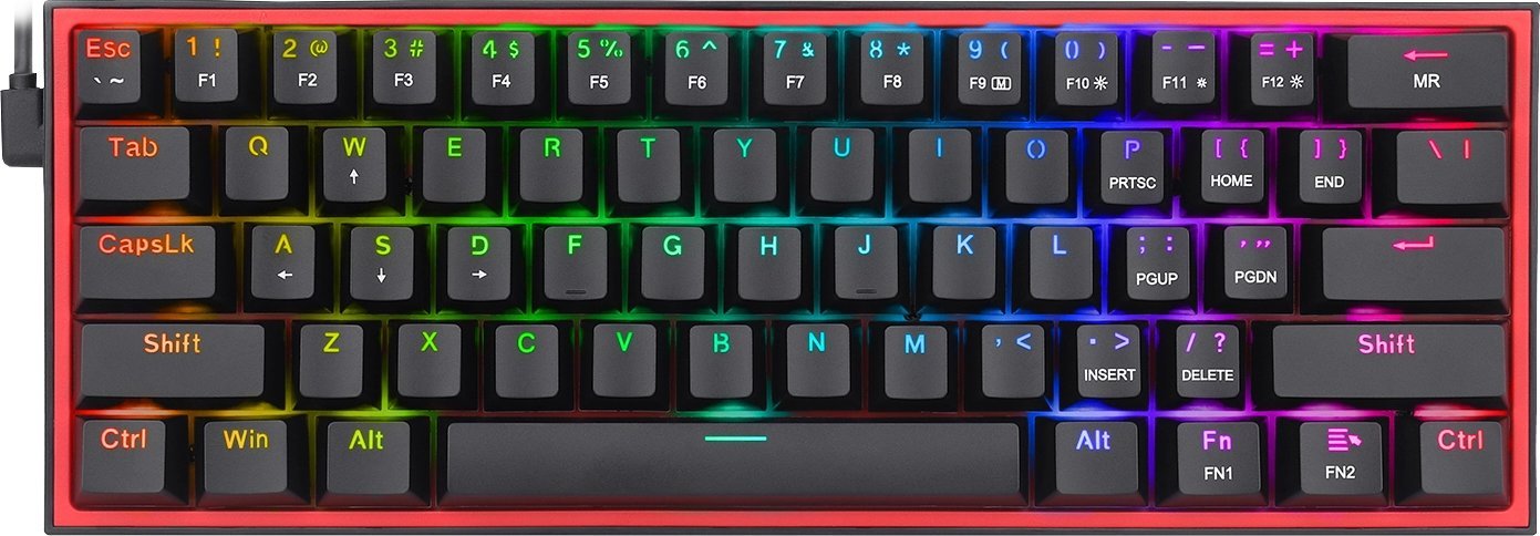 Klawiatura Redragon K617 Fizz Red switch (K617-RGB)