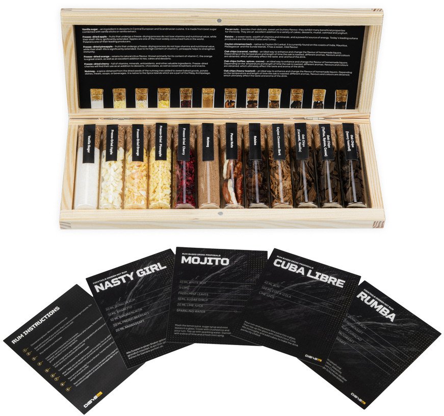 ZESTAW PRZYPRAW DO ROBIENIA RUMU 12X20ML v2