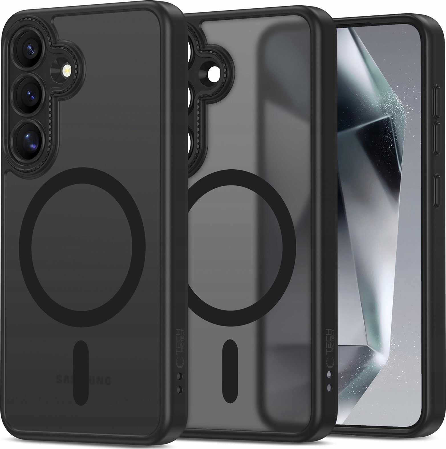 TECH-PROTECT MAGCAM MAGSAFE GALAXY S25 MATTE BLACK