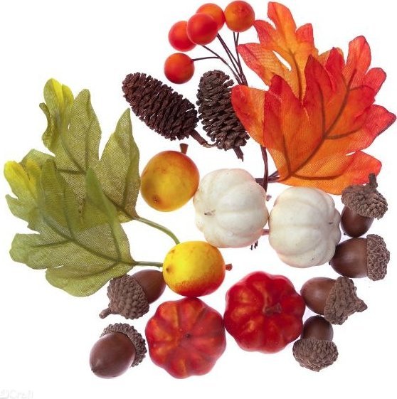 DP Craft ELEMENTY DEKORACYJNE 19 SZT., JESIEŃ