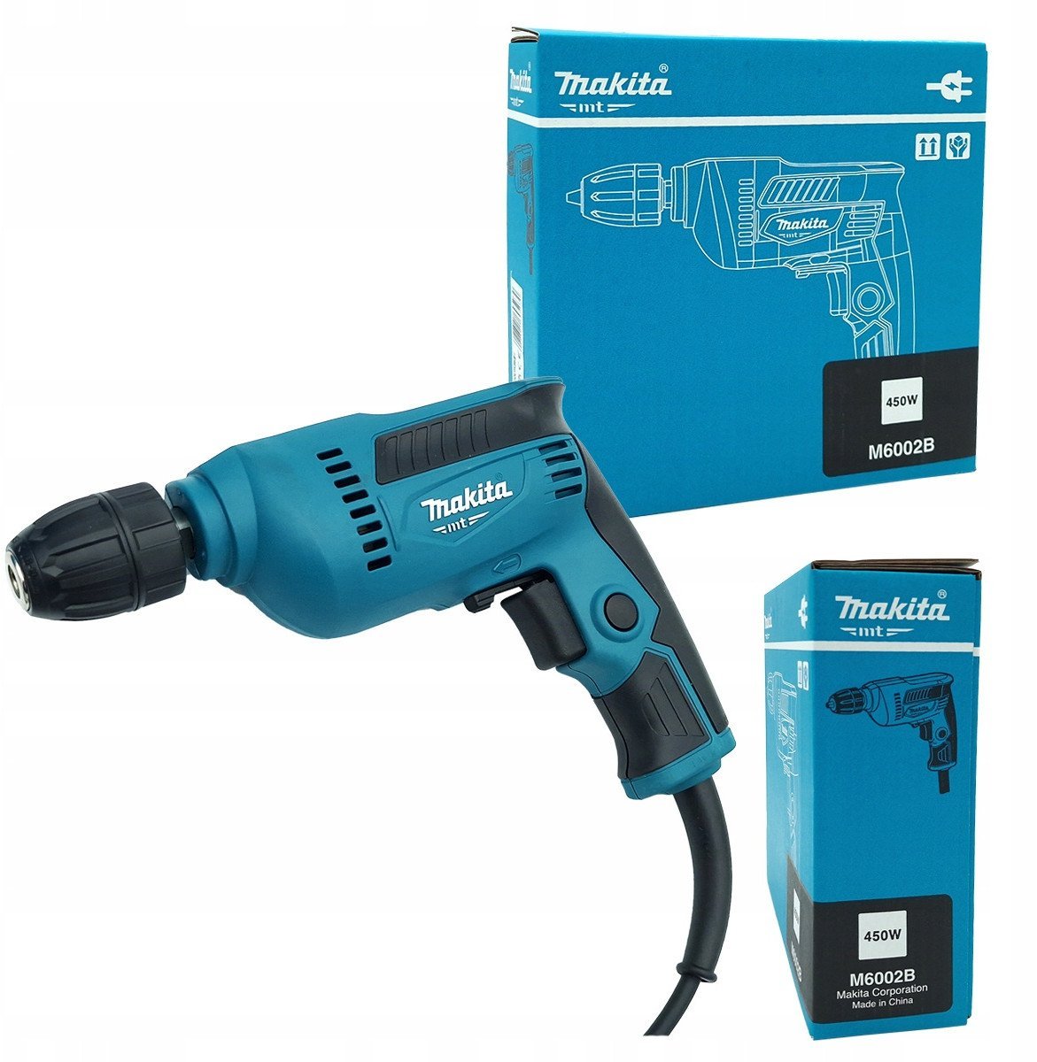 MAKITA WIERTARKA 450W 10mm M6002B SAMOZACISK /MT