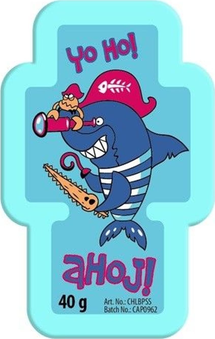 Chlapu Chlap CHLAPU CHLAP Zabawna Pastylka do kąpieli Kapitan Rekin - lody waniliowe 40g