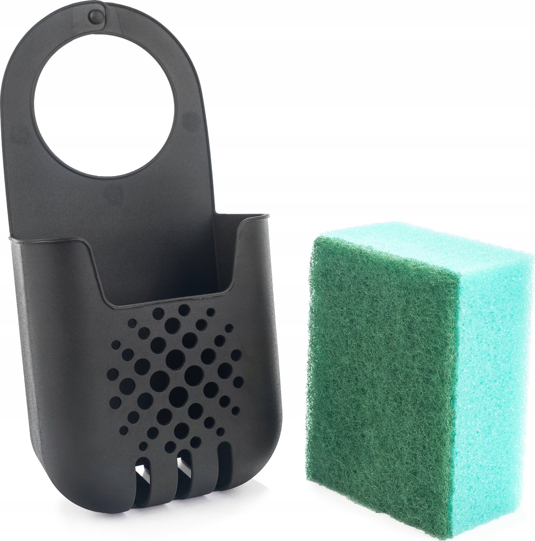 Kadax KADAX Organizer Na Gąbkę Uchwyt Do Zlewu Z Gąbką Kuchenny Przybornik Czarny