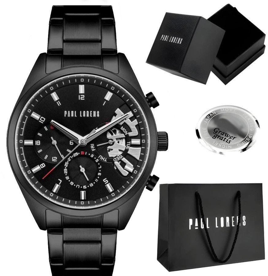 Zegarek męski Paul Lorens SALADO-PROF Z GRAWEREM