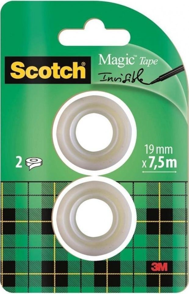 Scotch Taśma biurowa Scotch Magic 19mm (2szt)