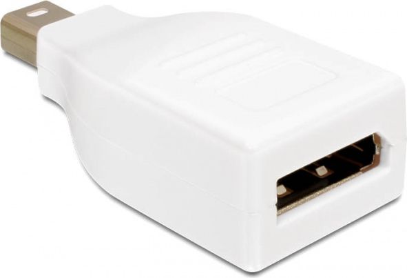 Adapter AV Delock DisplayPort Mini - DisplayPort biały (65239)