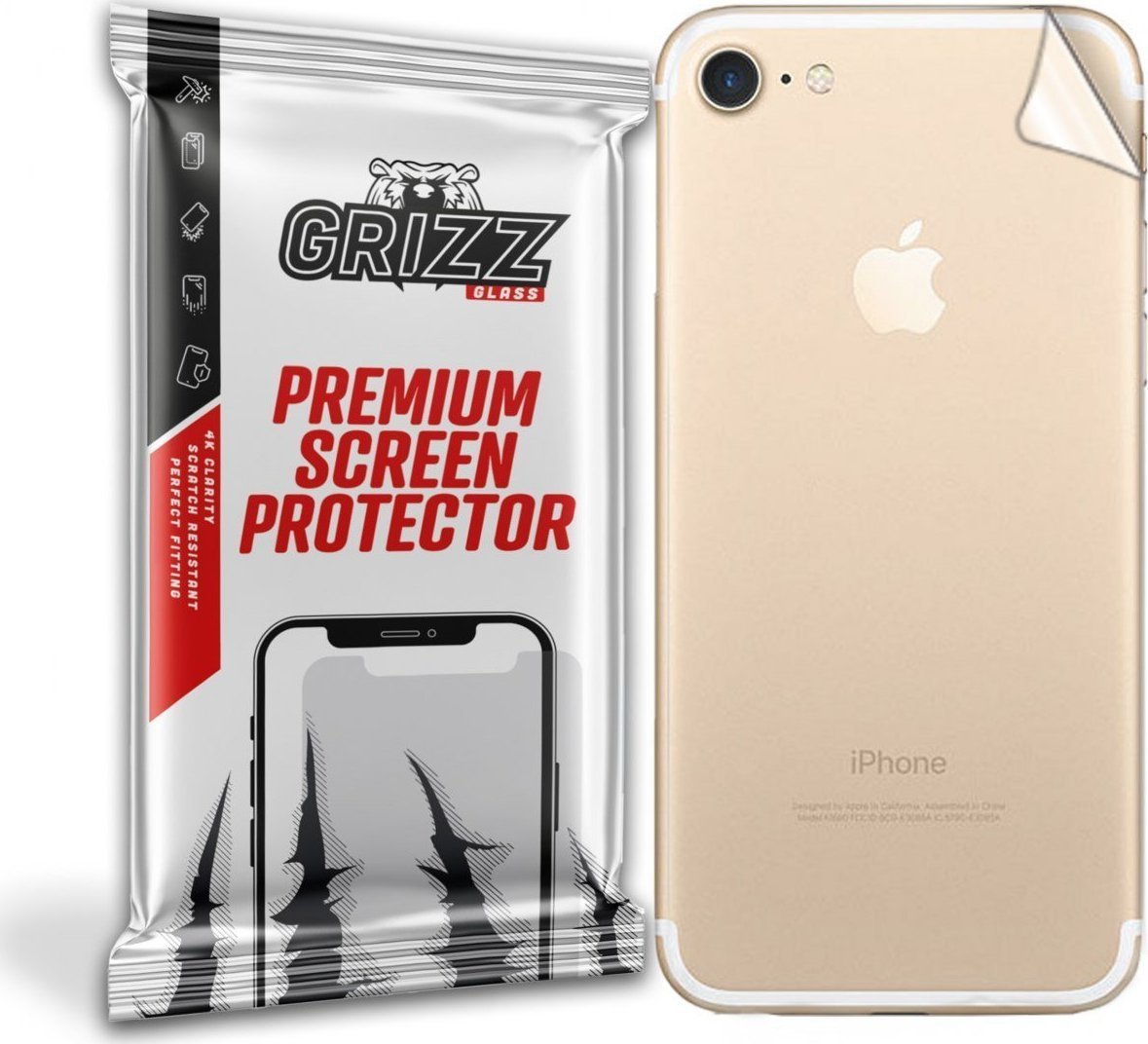 GrizzGlass Folia na tył Grizz Apple iPhone 7