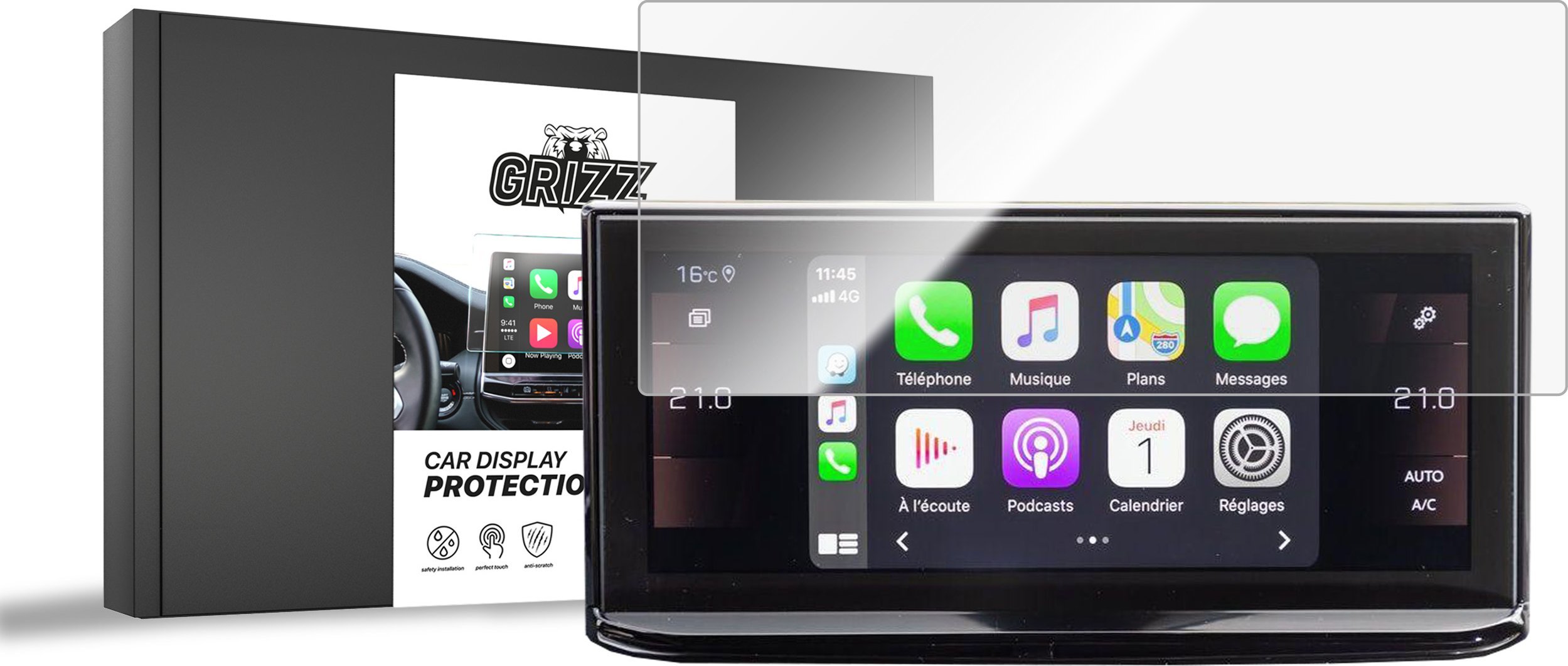 GrizzGlass Folia ceramiczna GrizzGlass CarDisplay Protection do Peugeot 5008 2021