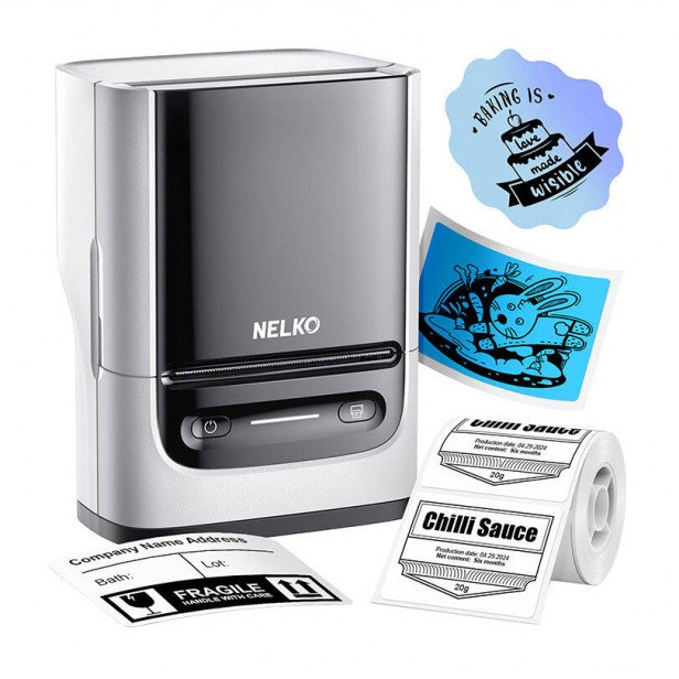 Nelko Termiczna Drukarka Etykiet Pm220 (Biała) (481570)