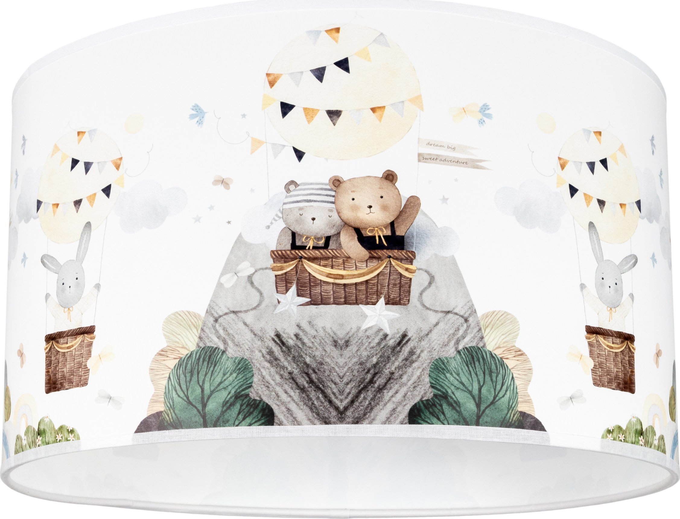 BELIS Lampa sufitowa dziecięca plafon MISIE BEARS biała 1 x E27 0911