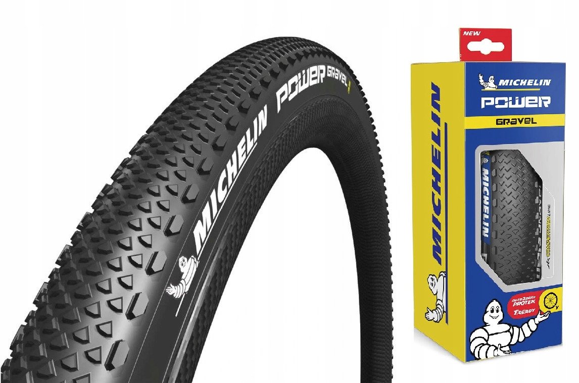 MICHELIN TIRE POWER GRAVEL Juodas V2 700X40C COMPETITION LINE KEVLAR TS TLR (263789)