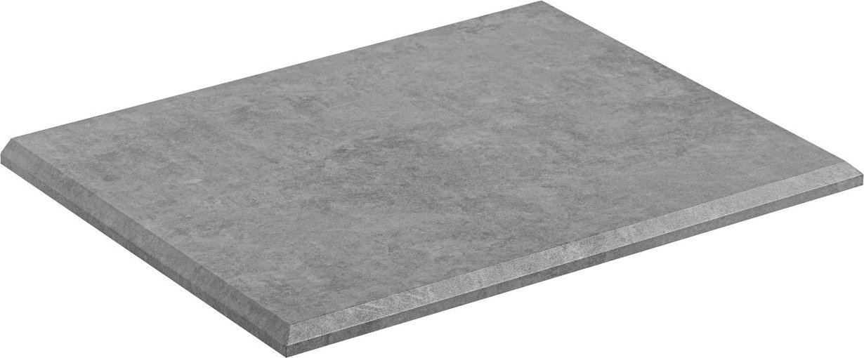 Comad Blat pod umywalkę nablatową, Havana, 60 cm, jasny beton, mat
