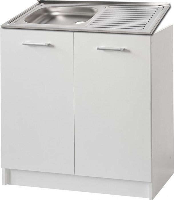 Stamar Szafka pod zlewozmywak 80 biała + zlew+ syfon