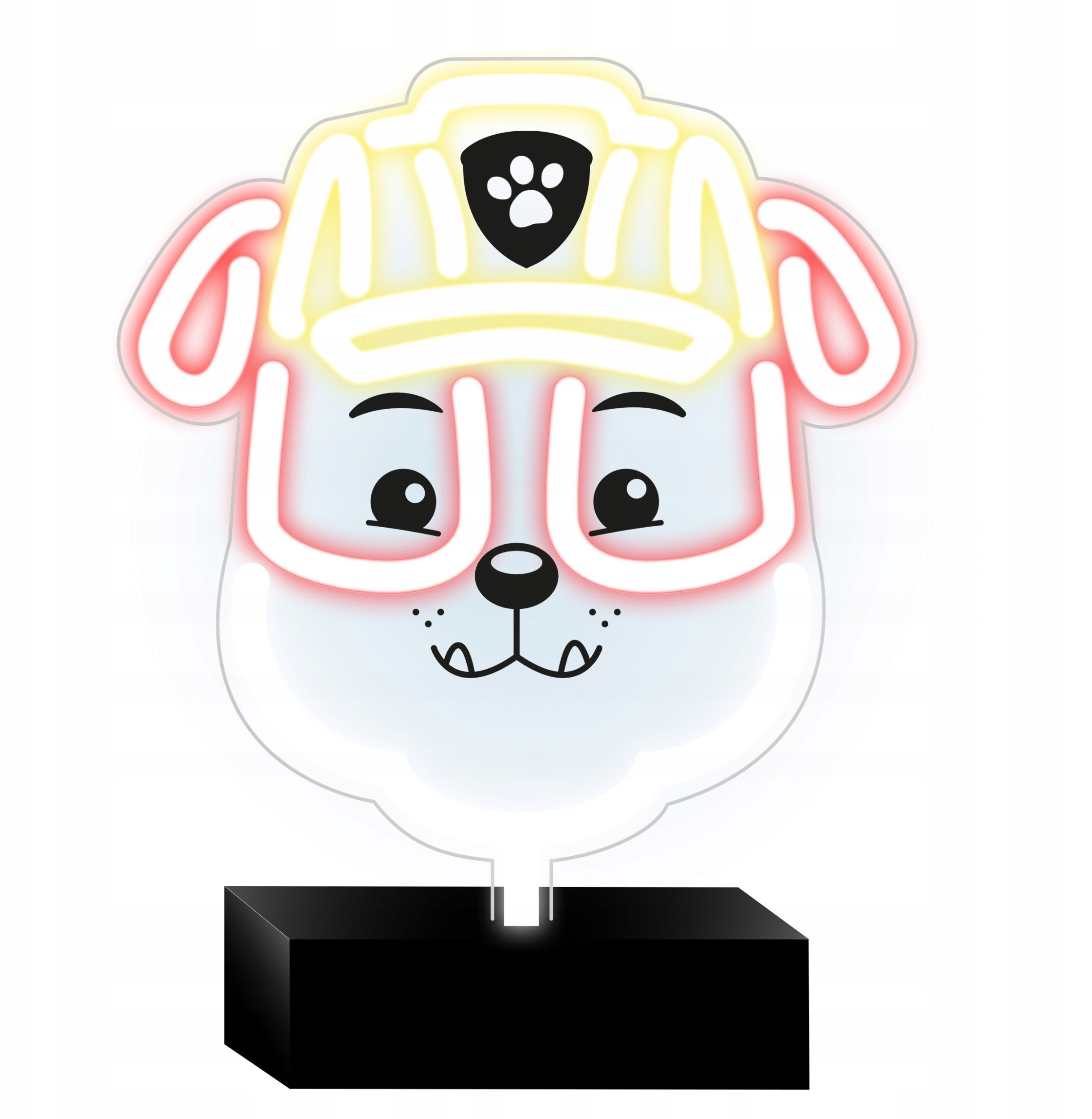 PAW PATROL Led neon lamp on a stand for children Paw Patrol-Rubble