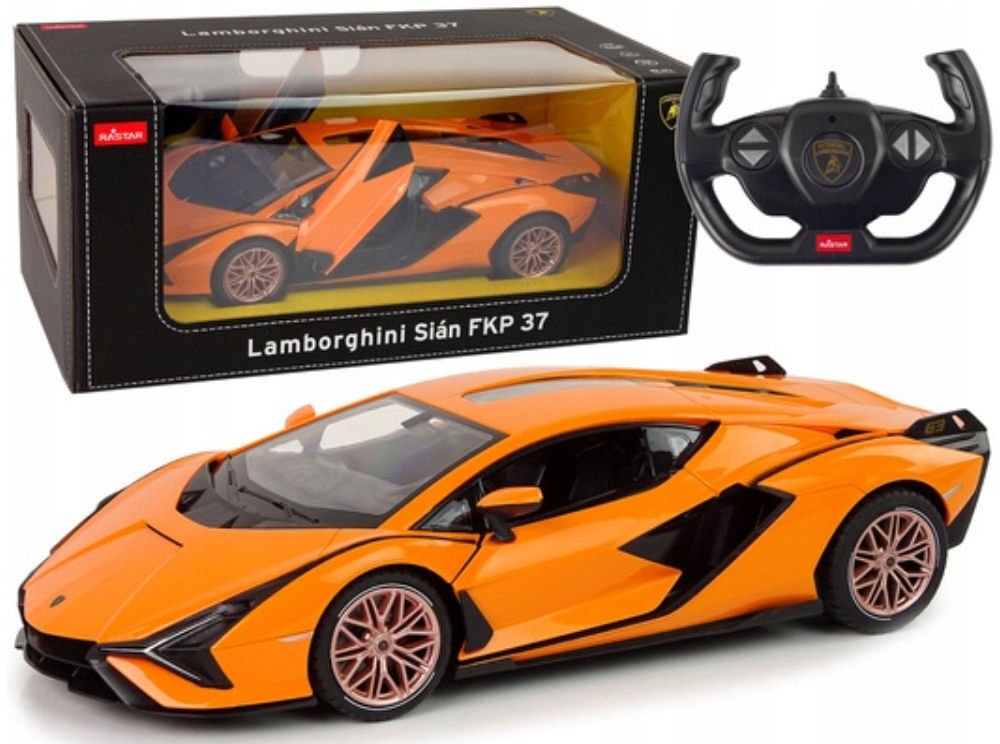 Coil duży samochód zdalnie sterowany rc lamborghini sian otwierane drzwi Światła orange