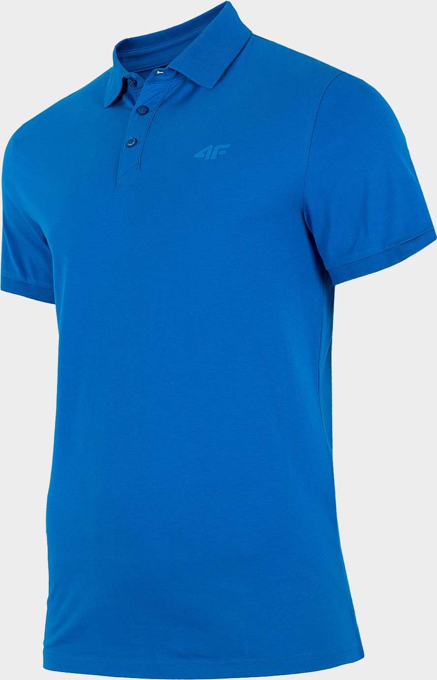 4f Koszulka męska H4L22-TSM355 Niebieski r. M