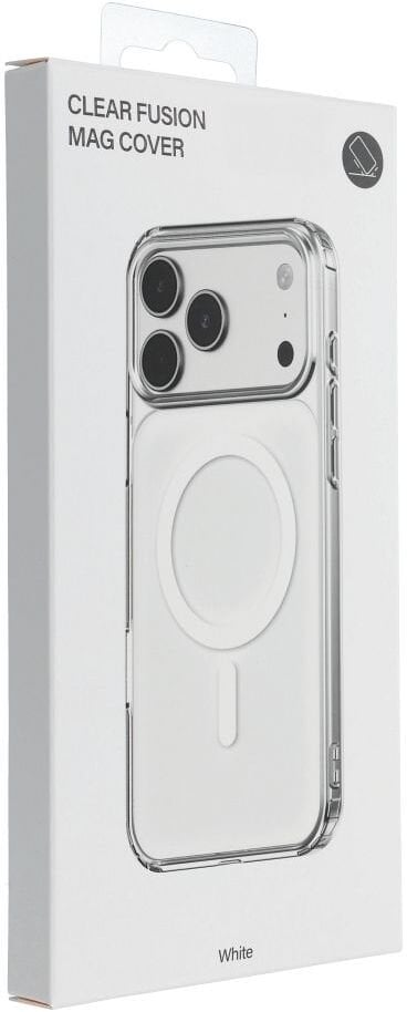 Futerał CLEAR FUSION MAG COVER kompatybilny z MagSafe do IPHONE 17 Pro biały
