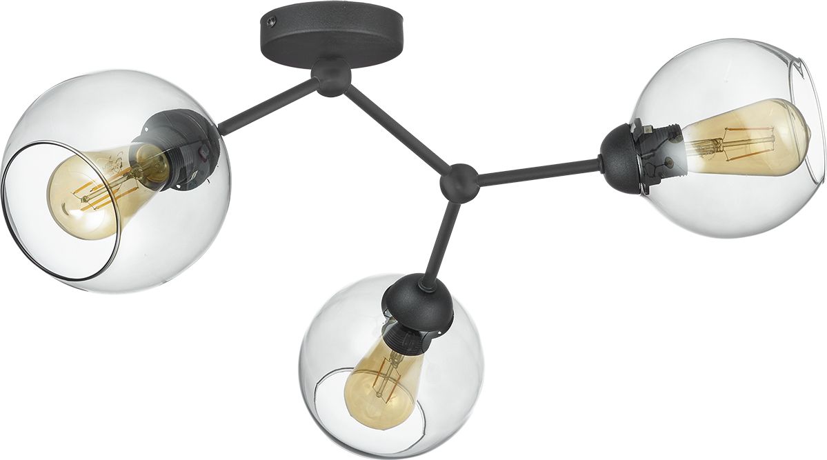 Lampa sufitowa TK Lighting Transparentna lampa przysufitowa do salonu TK Lighting FAIRY 4372