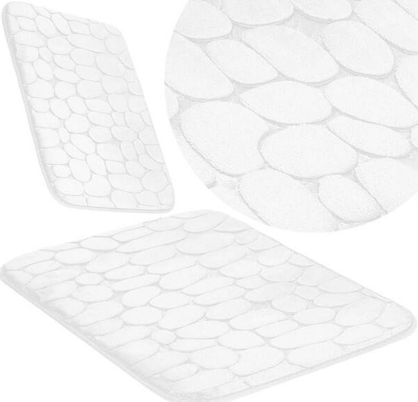 Springos Mata antypoślizgowa 50x80cm biały