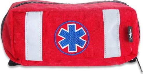North Wind + medical Mini Apteczka osobista z wyposażeniem AOMini Cordura NorthWind odblaskowa - czerwona