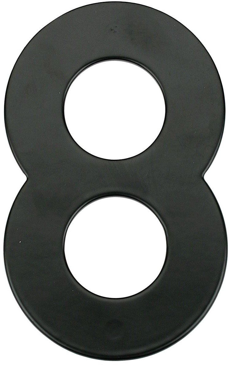 HOUSE NUMBER 8 MB-8 145MM BLACK