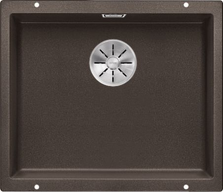 Zlewozmywak Blanco Subline 500-U Silgranit kawowy z korkiem InFino (523441)