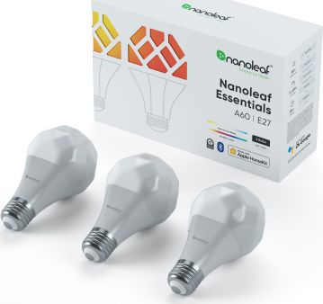 Nanoleaf Nanoleaf Essentials Smart Bulbs - zestaw 3 żarówek A19-A60-E27