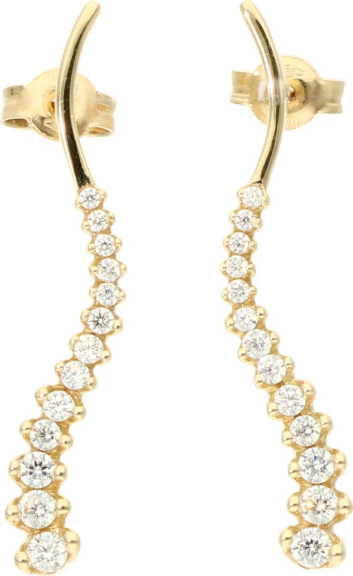 Rosanto Wieczorowe złote kolczyki 585 14k