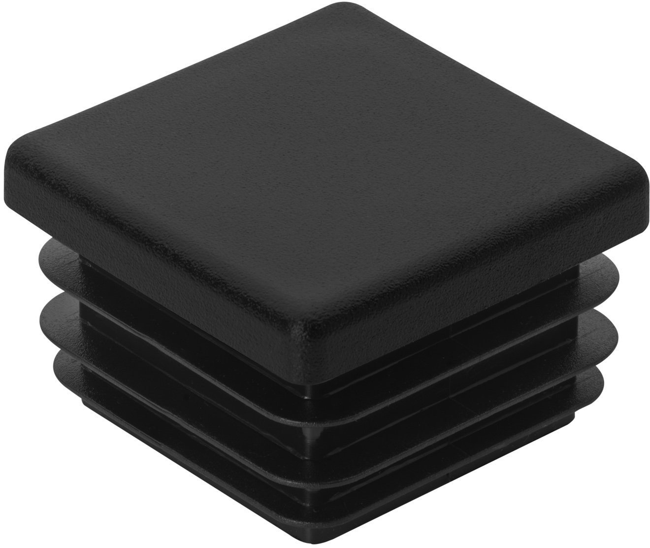 PADS FEET PLASTIC SQUARE 25X25BLACK 2PCS