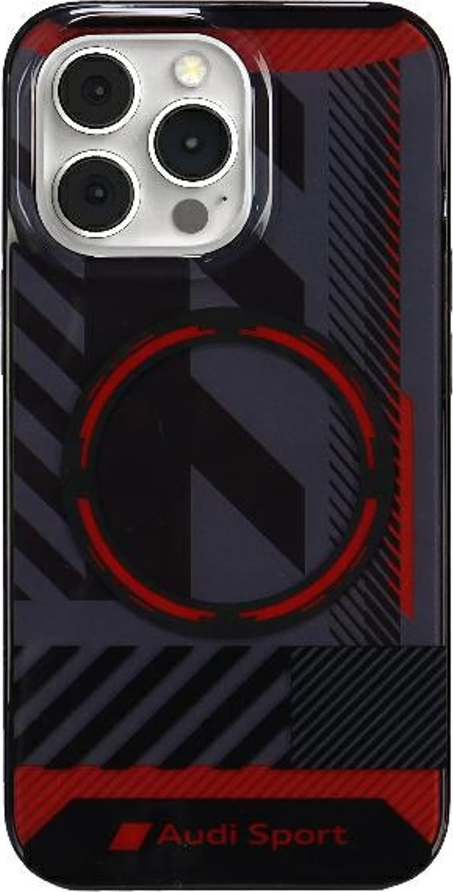 Audi Audi IML Sport MagSafe Case iPhone 13 Pro Max 6.7" czarny/black hardcase AU-IMLMIP13PM-RSQ/D2-BK