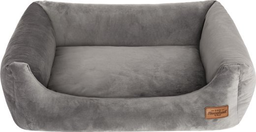 Recobed RECOBED Kanapa Welurove szara M 80x65cm