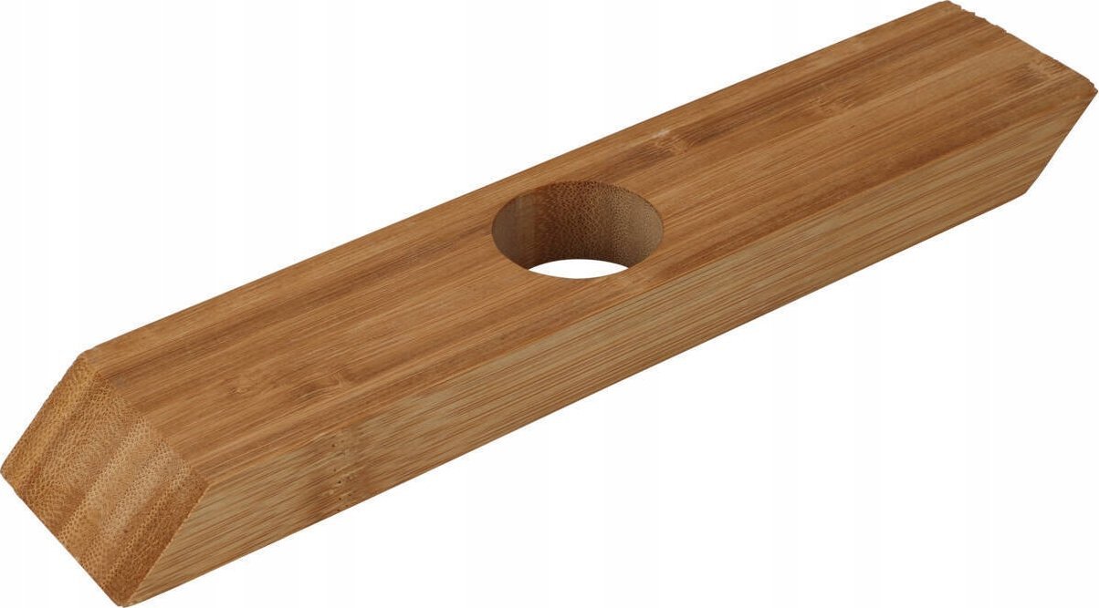 Excellent Houseware Stojak na wino drewniany, na jedną butelkę, 25 x 5 x 2 cm