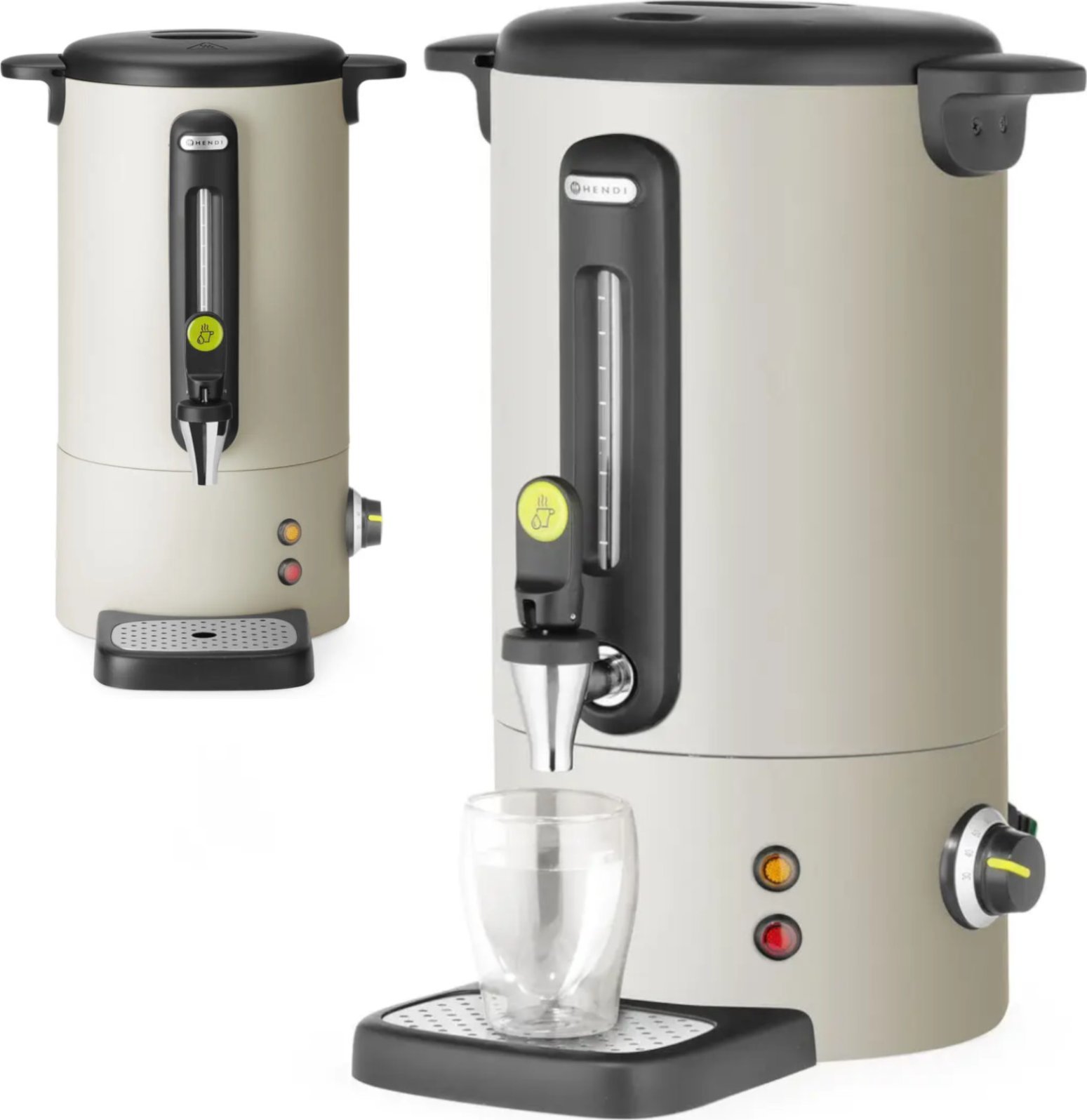 Hendi Warnik do wody grzanego wina z kranem tacką ociekową 9 l 950 W - jasnoszary Warnik do wody grzanego wina z kranem tacką ociekową 9 l 950 W - jas