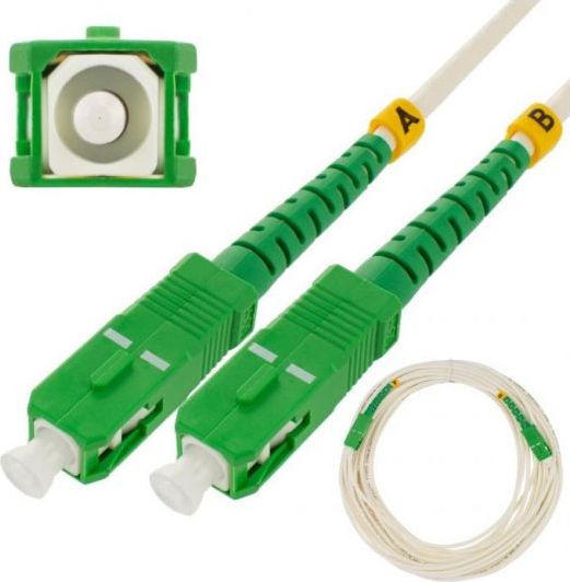 NEKU NEKU Patchcord światłowodowy SM SC/APC 9/125 FO 5m