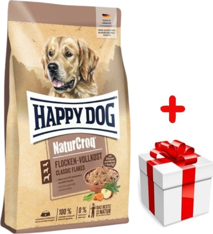 Happy Dog Happy Dog FlockenVollkost 10kg + niespodzianka dla psa GRATIS!