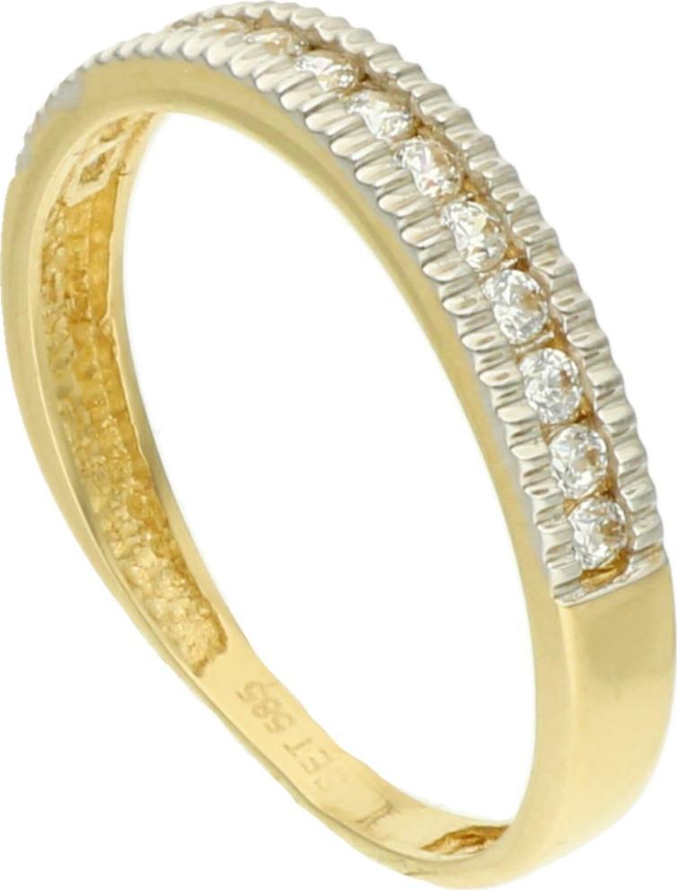 Rosanto Złoty pierścionek z cyrkoniami 12 585 14k