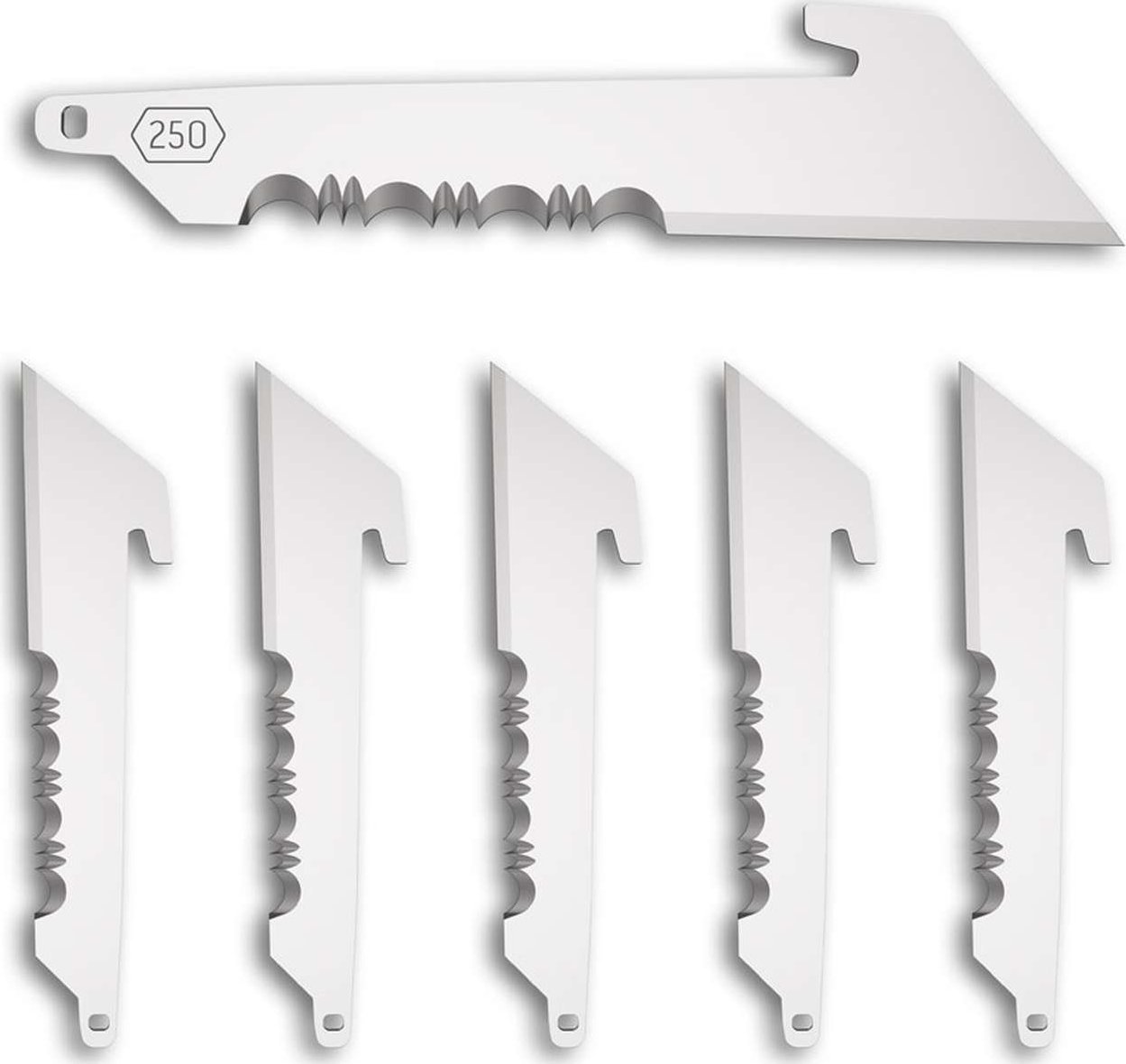 Outdoor 6 ostrzy Outdor Edge Utility Serrated 250