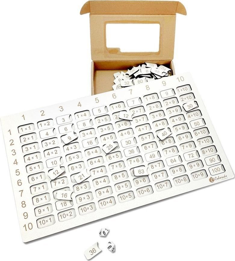 Colorado Tabliczka mnożenia drewniana