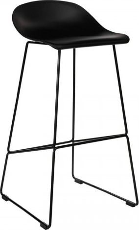 Intesi Krzesło barowe Molly czarne High