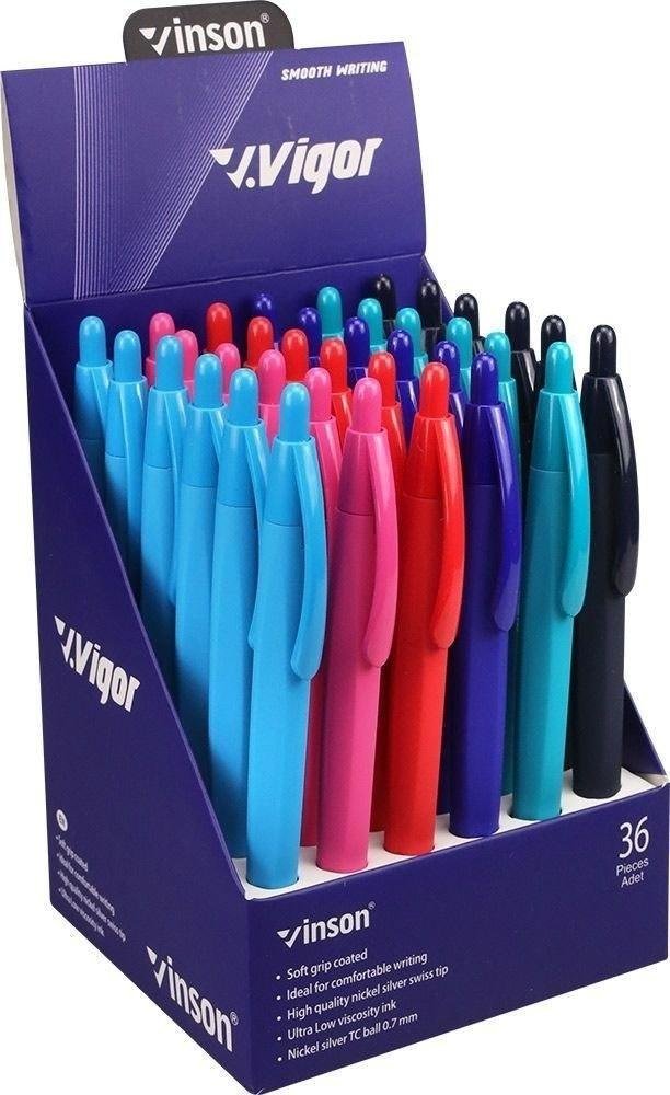 SCHEMAT Długopis automat. Vigor G2 niebieski (36szt)