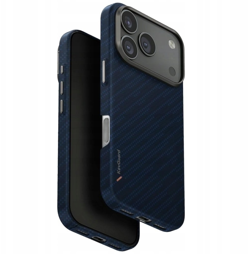 Uniq Etui Keva EDGE do Apple iPhone 17 Pro Magclick Charging niebieski