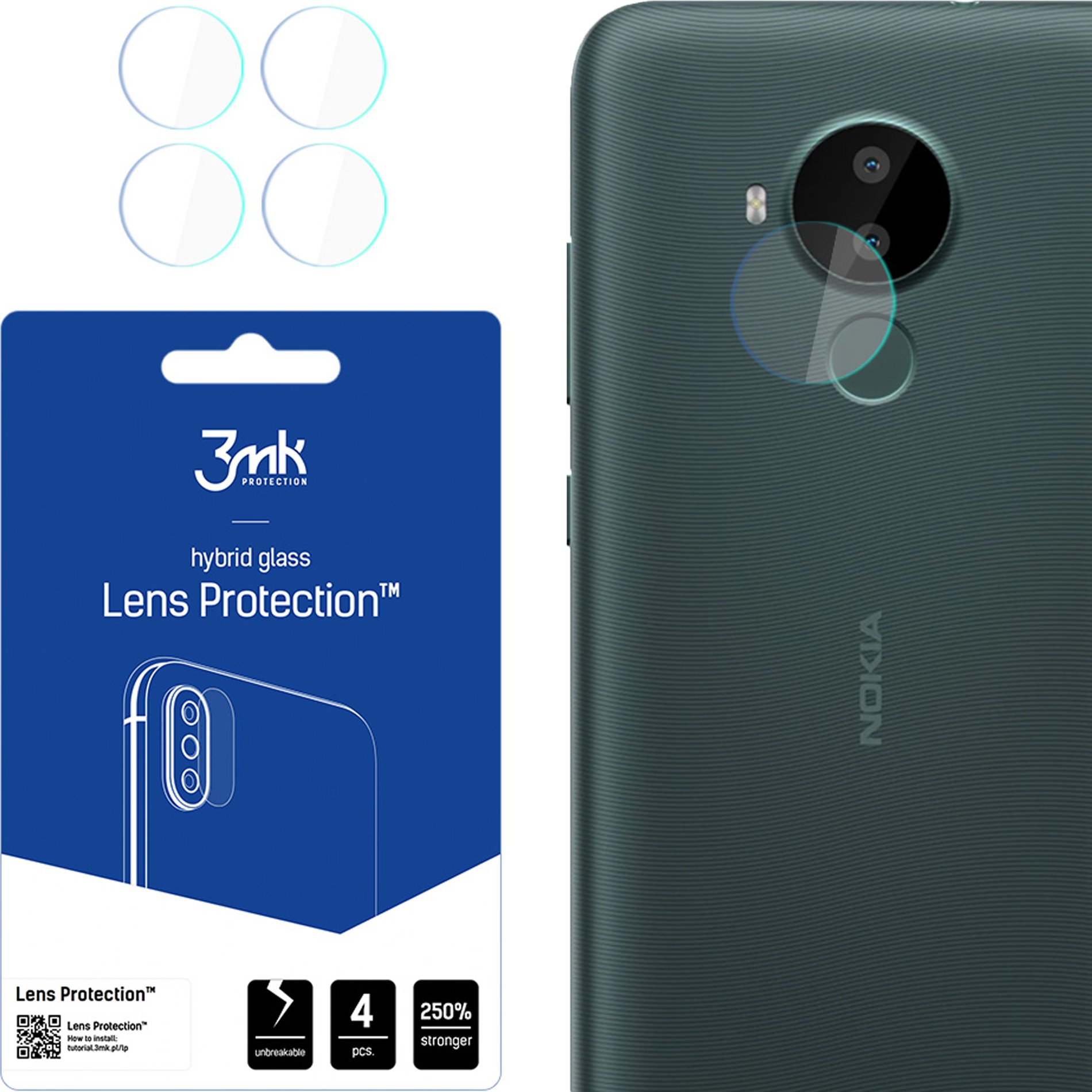 NOKIA C30 - 3MK LENS PROTECTION
