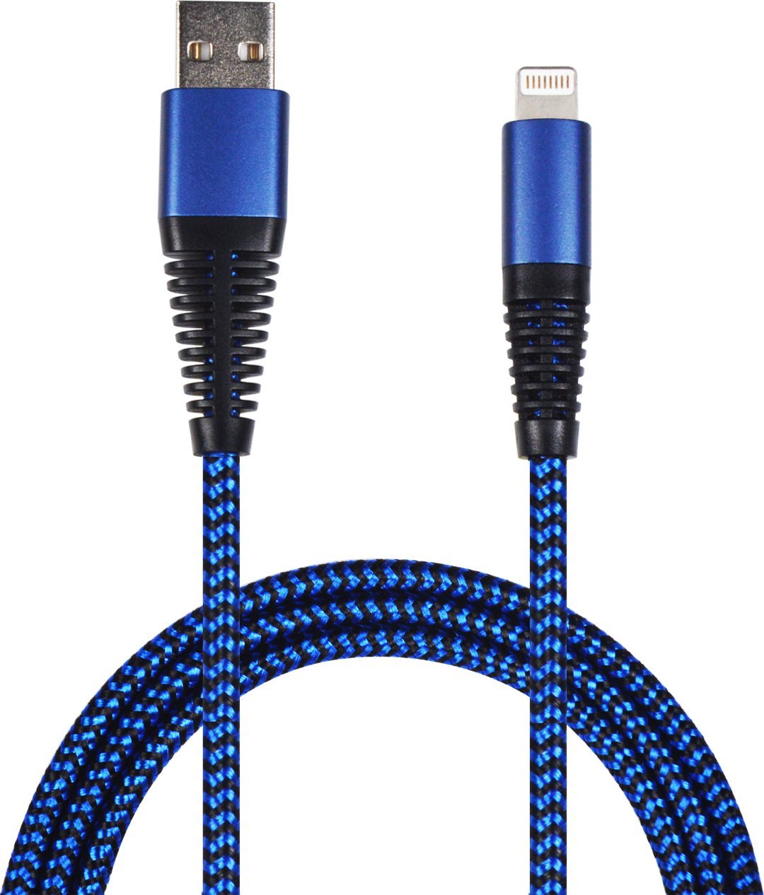 Kabel USB 2GO USB-A - Lightning 1 m Niebieski (795949)